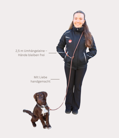 Umhängeleine Lila